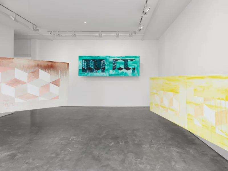 Installation shot from Lisson Street: Lubaina Himid and Magda Stawarska – Zanzibar, @ Lisson Gallery
