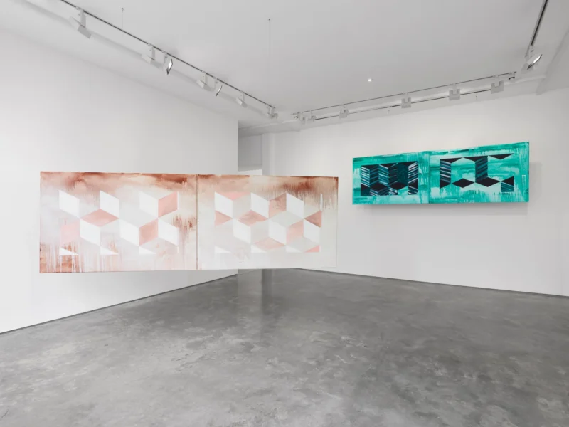 Installation shot from Lisson Street: Lubaina Himid and Magda Stawarska – Zanzibar, @ Lisson Gallery