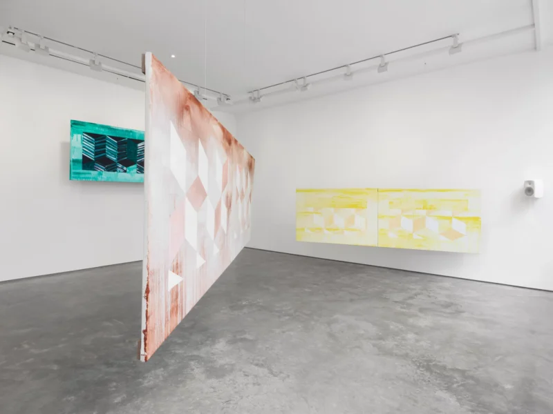 Installation shot from Lisson Street: Lubaina Himid and Magda Stawarska – Zanzibar, @ Lisson Gallery