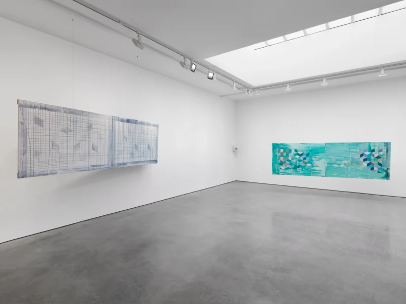 Installation shot from Lisson Street: Lubaina Himid and Magda Stawarska – Zanzibar, @ Lisson Gallery