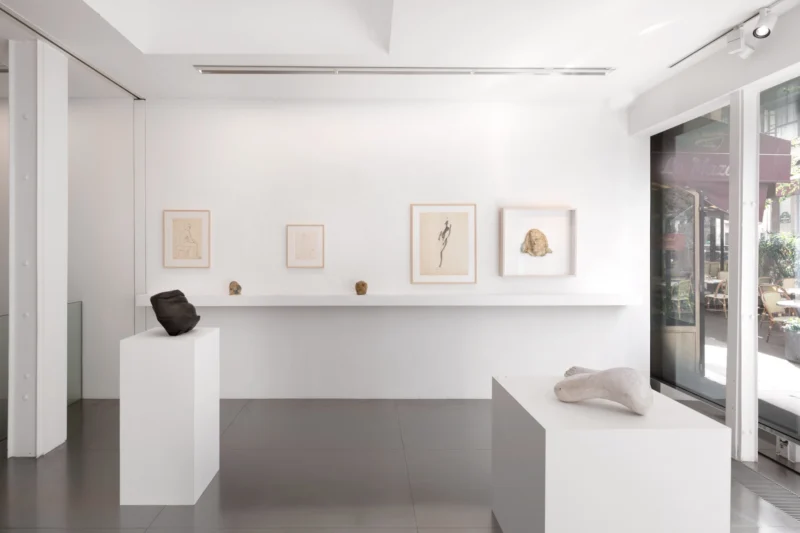 Installation shot from Alina Szapocznikow: Autobiography in Fragments. A Centenary Retrospective, @ Loevenbruck