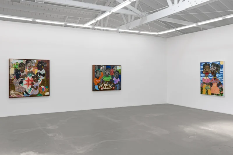 Installation shot from Evita Tezeno: Coming Home: A Gathering of Voices, @ Luis De Jesus Los Angeles
