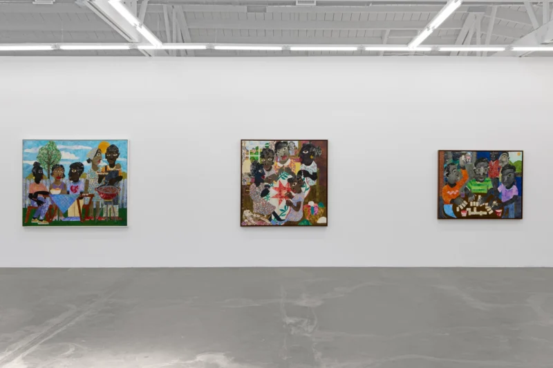 Installation shot from Evita Tezeno: Coming Home: A Gathering of Voices, @ Luis De Jesus Los Angeles