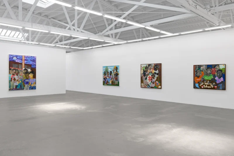 Installation shot from Evita Tezeno: Coming Home: A Gathering of Voices, @ Luis De Jesus Los Angeles