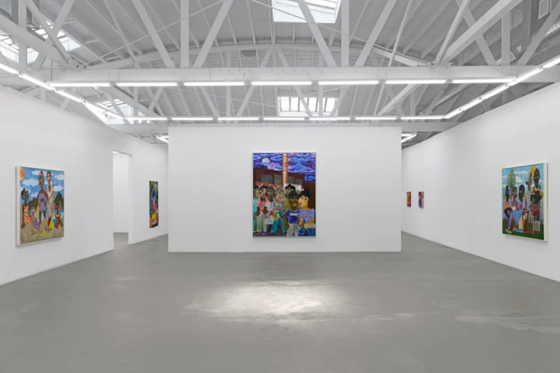 Installation shot from Evita Tezeno: Coming Home: A Gathering of Voices, @ Luis De Jesus Los Angeles