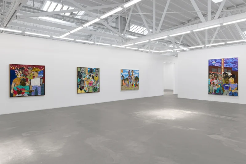 Installation shot from Evita Tezeno: Coming Home: A Gathering of Voices, @ Luis De Jesus Los Angeles