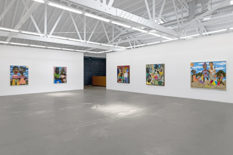 Installation shot from Evita Tezeno: Coming Home: A Gathering of Voices, @ Luis De Jesus Los Angeles