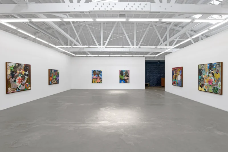 Installation shot from Evita Tezeno: Coming Home: A Gathering of Voices, @ Luis De Jesus Los Angeles