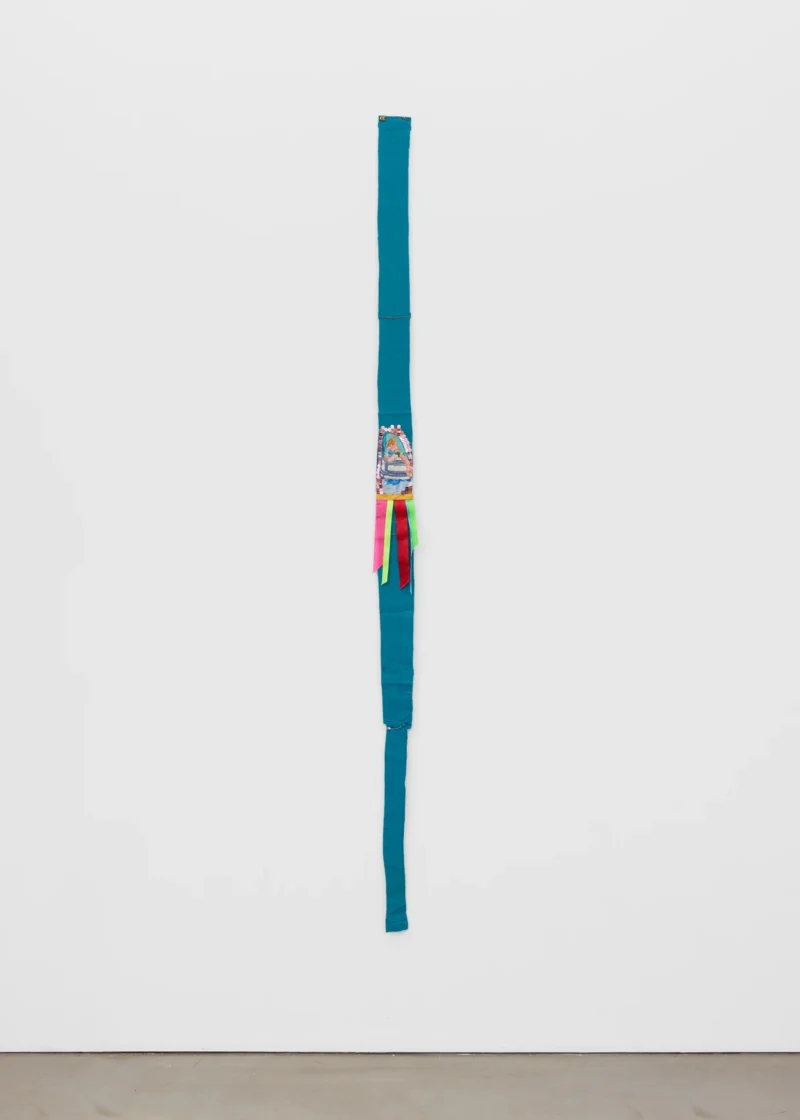 Delaine Le Bas, Blue felt ribbon #2, 2010