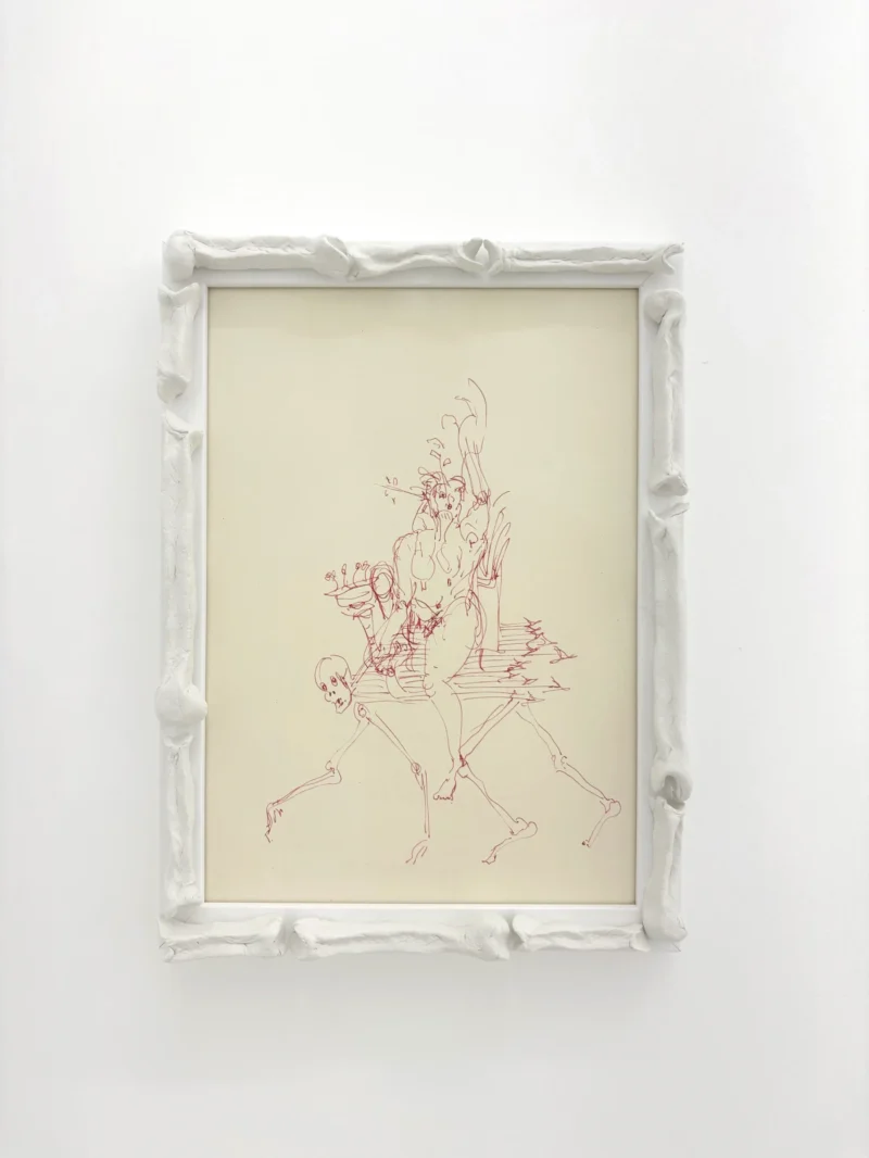 Delaine Le Bas, Allegory of Envy after Leonardo da Vinci 01125, 2025