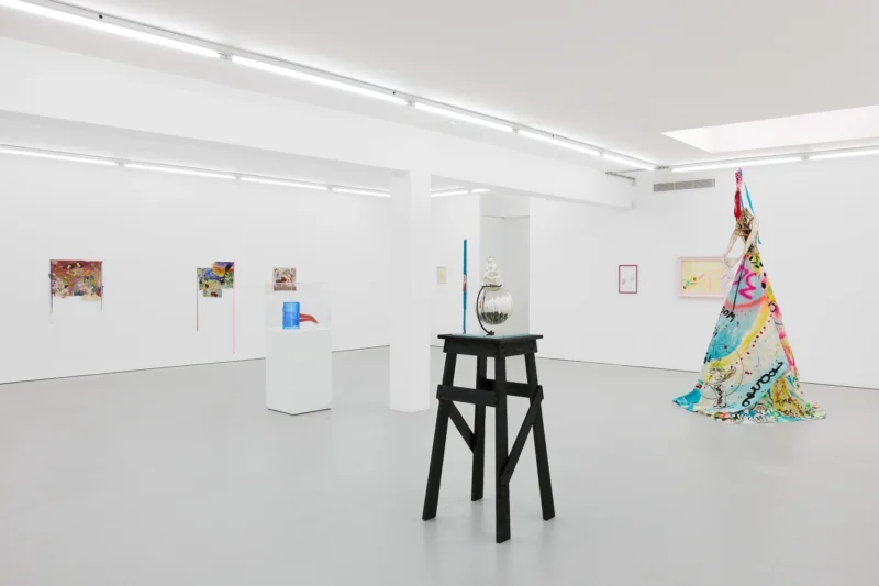 Installation shot from Delaine Le Bas: Leap, @ Maureen Paley