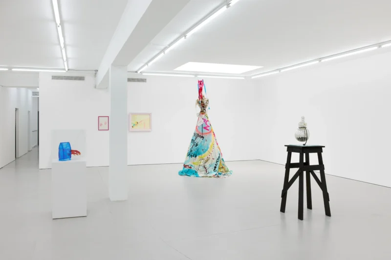 Installation shot from Delaine Le Bas: Leap, @ Maureen Paley