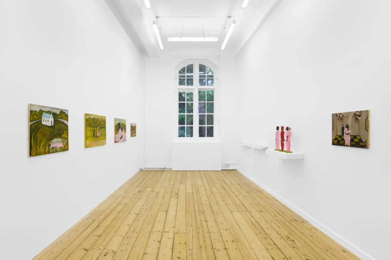 Installation shot from Jemila Isa: Dreams Lost Upon Waking, @ Maureen Paley