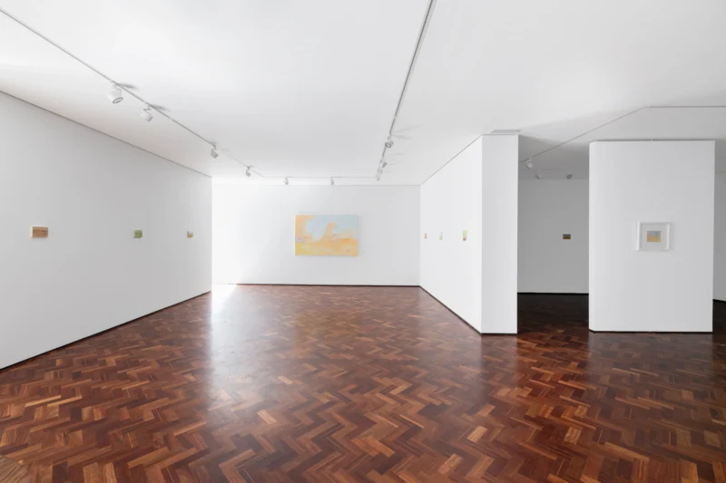 Installation shot from Eleanor Ekserdjian: We Are Our Mountains, @ Messums Org