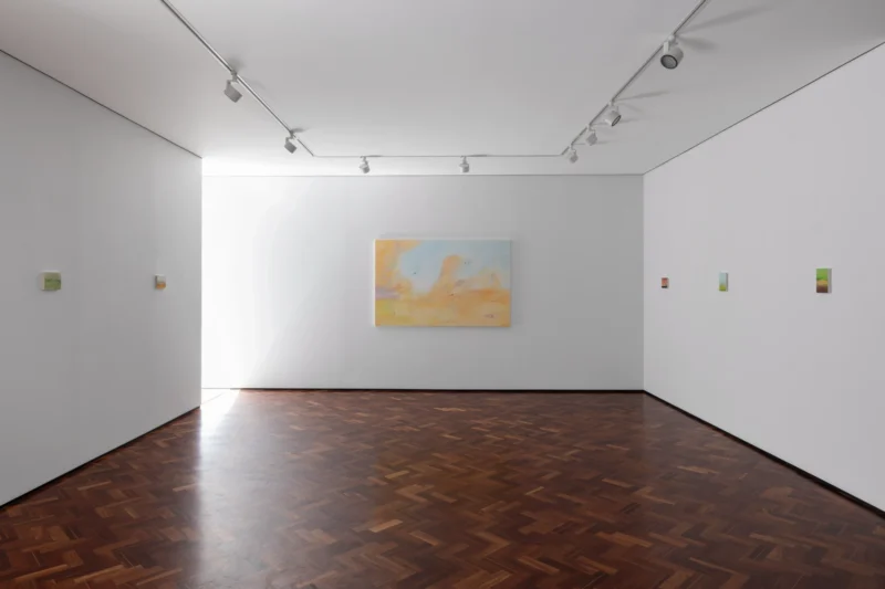 Installation shot from Eleanor Ekserdjian: We Are Our Mountains, @ Messums Org
