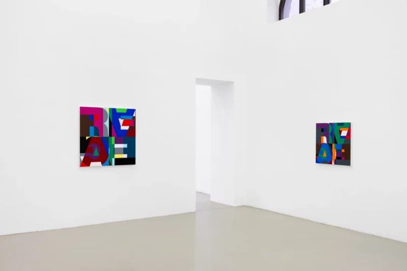 Installation shot from Heimo Zobernig: this not this, @ MEYER*KAINER