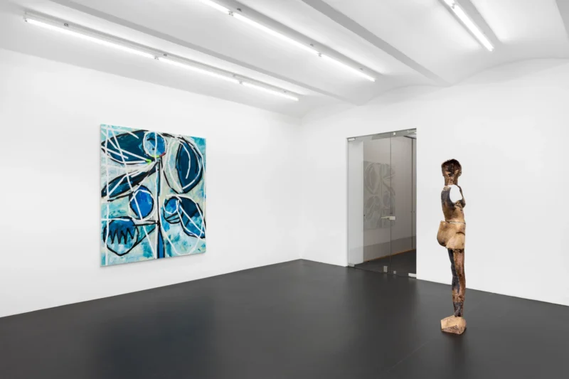 Installation shot from Heimo Zobernig: this not this, @ MEYER*KAINER