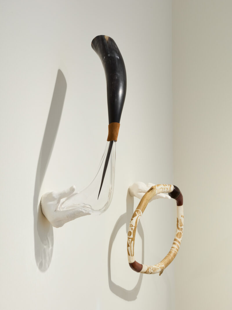 Installation shot from Ahmed Umar: Glowing Phalanges, @ Holtermann Fine Art
