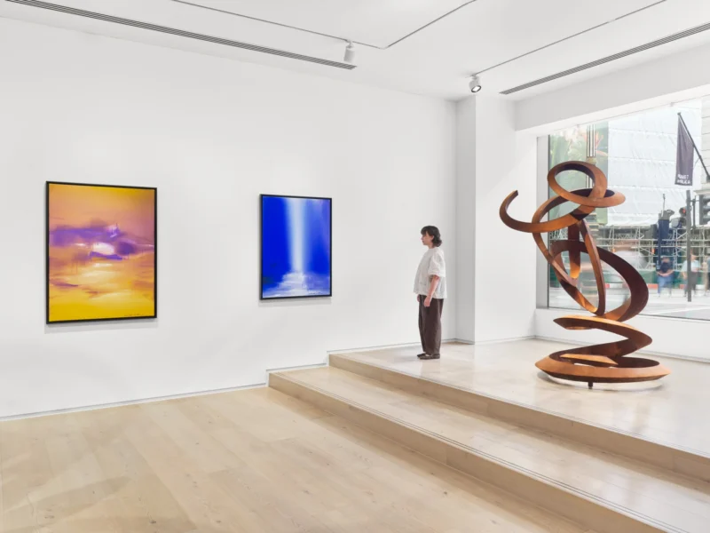 Installation shot from Pieter Obels | Feng Xiao-Min, @ Opera Gallery