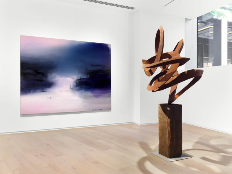 Installation shot from Pieter Obels | Feng Xiao-Min, @ Opera Gallery