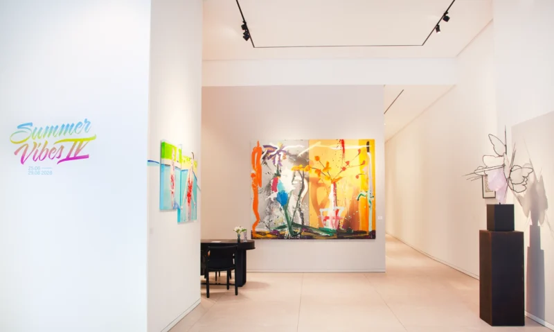 Installation shot from Summer Vibes IV, @ Opera Gallery