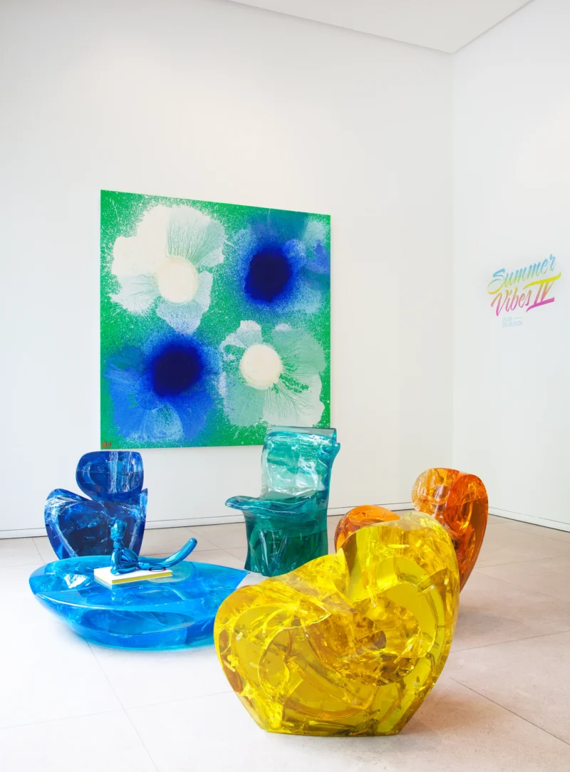 Installation shot from Summer Vibes IV, @ Opera Gallery