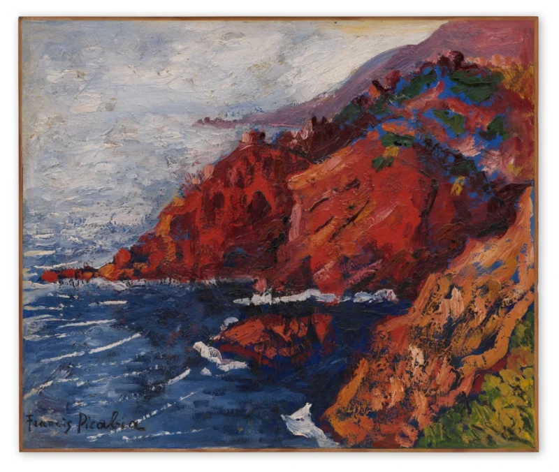 Francis Picabia, Les rochers rouges (The Red Rocks), circa 1942-1943