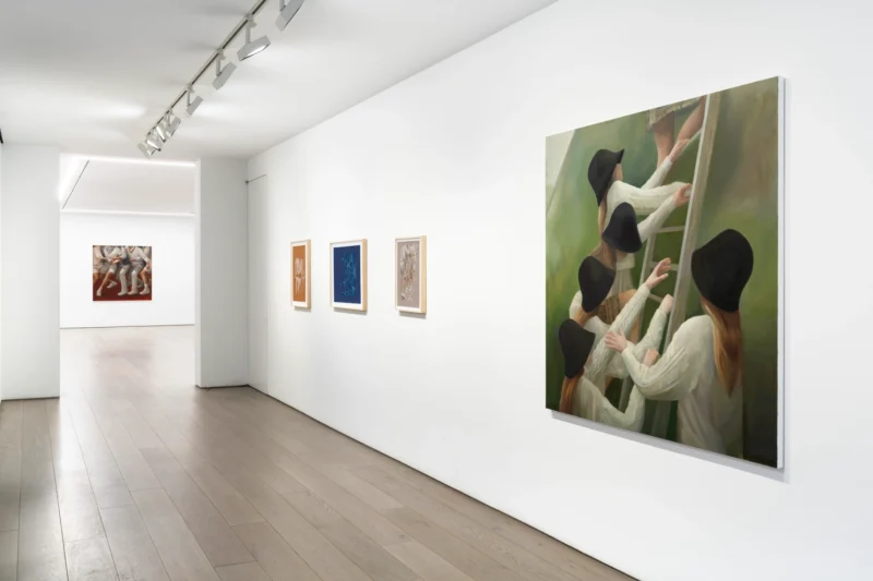 Installation shot from Holly Lowen: Colosseum, @ Perrotin