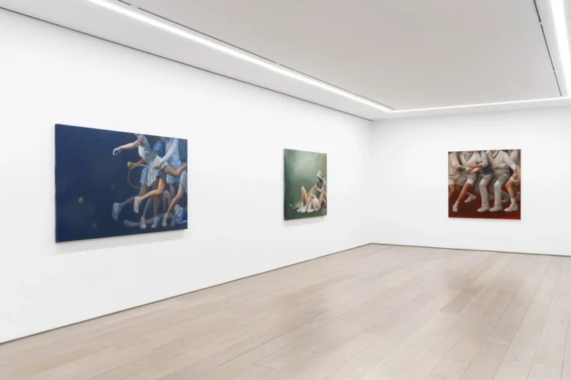 Installation shot from Holly Lowen: Colosseum, @ Perrotin