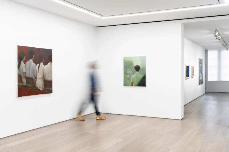 Installation shot from Holly Lowen: Colosseum, @ Perrotin