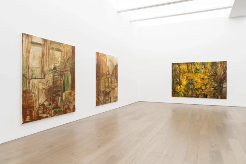 Installation shot from Hugo Toro: Ojo de Agua, @ Perrotin