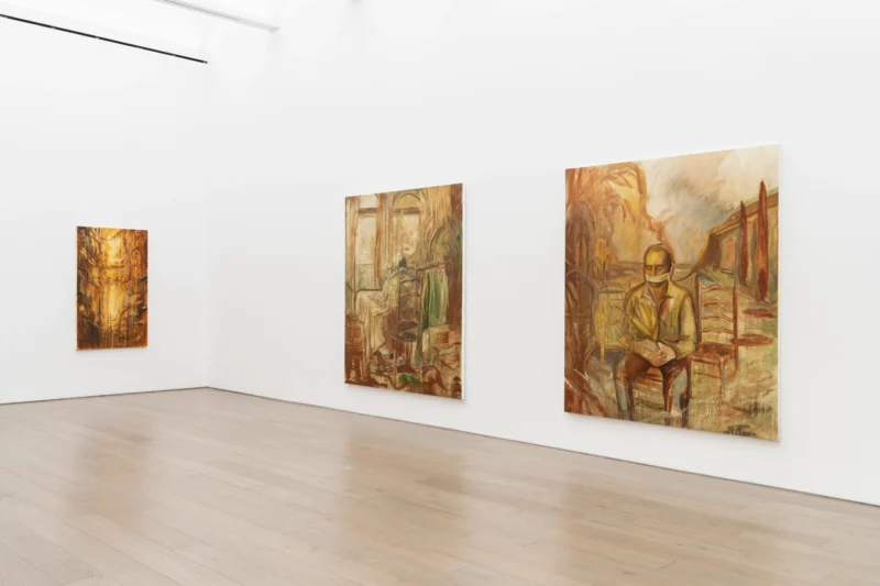 Installation shot from Hugo Toro: Ojo de Agua, @ Perrotin