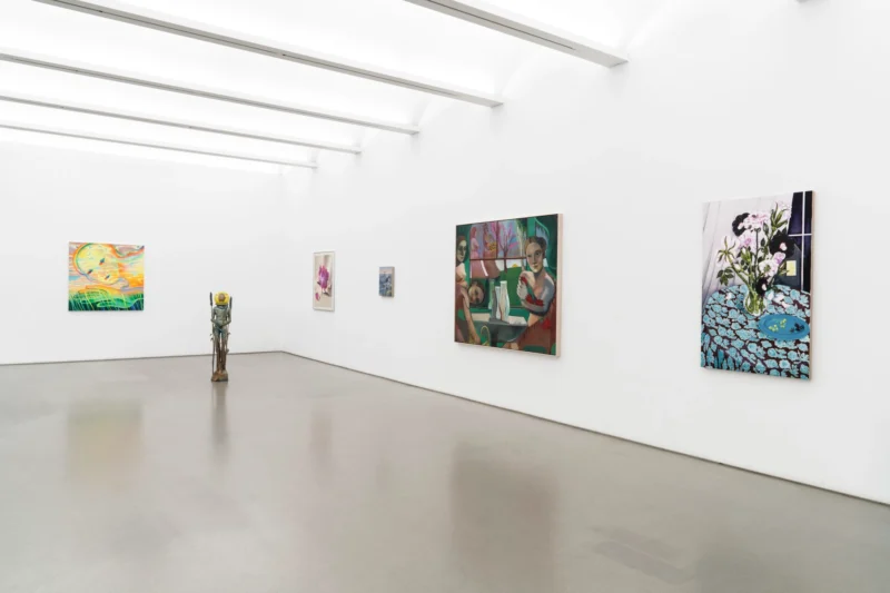 Installation shot from Touch Grass, @ Perrotin