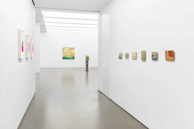 Installation shot from Touch Grass, @ Perrotin