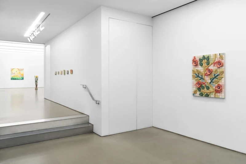 Installation shot from Touch Grass, @ Perrotin