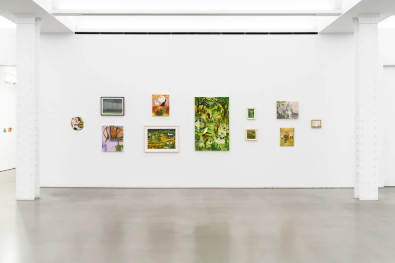 Installation shot from Touch Grass, @ Perrotin
