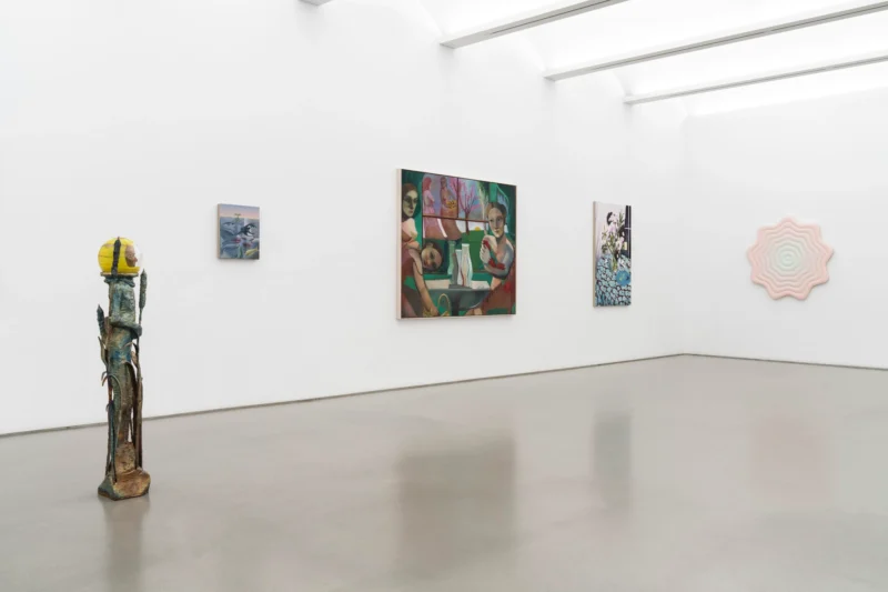 Installation shot from Touch Grass, @ Perrotin