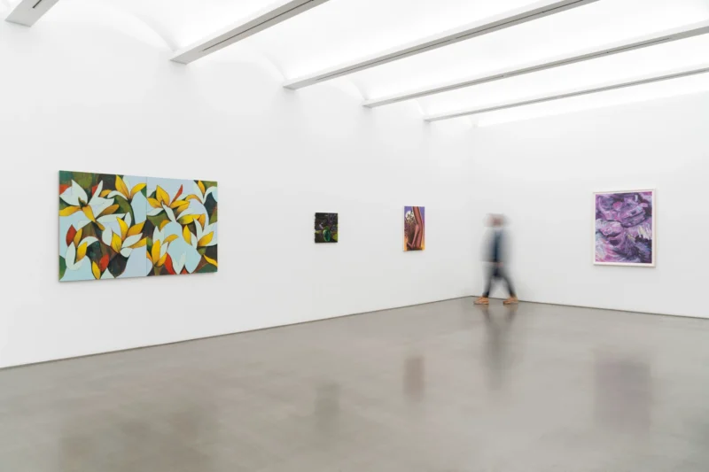 Installation shot from Touch Grass, @ Perrotin