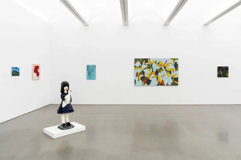 Installation shot from Touch Grass, @ Perrotin