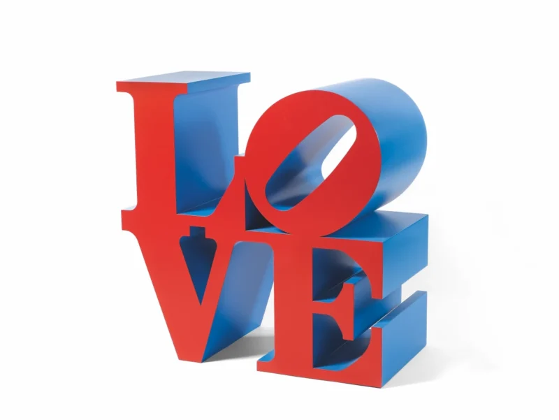 Robert Indiana, LOVE (Red Faces Blue Sides), 1966/2000