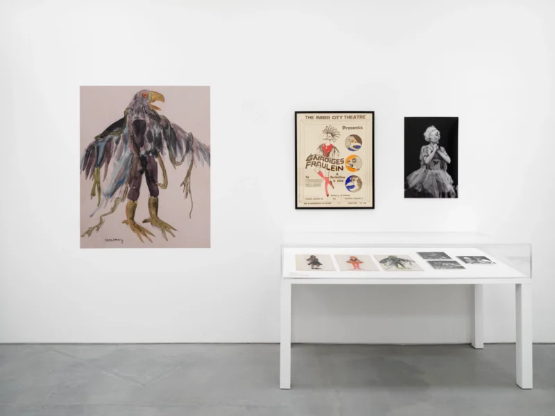 Installation shot from Let’s Get It On: The Wearable Art of Betye Saar, @ Roberts Projects