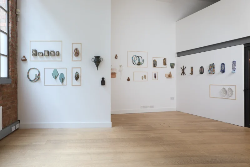 Installation shot from The Walls Speak in Flowers, @ Ruup & Form
