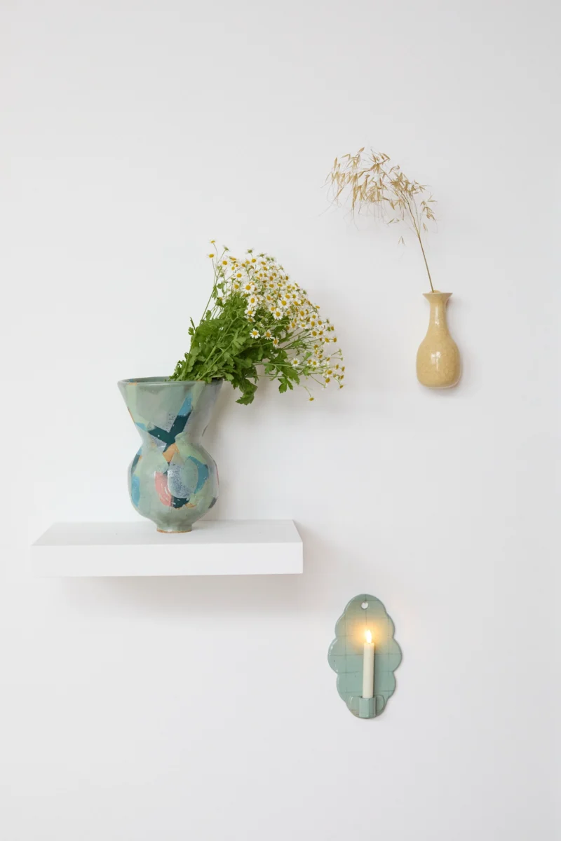 Installation shot from The Walls Speak in Flowers, @ Ruup & Form