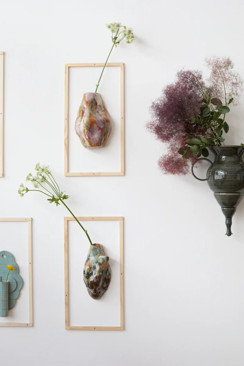 Installation shot from The Walls Speak in Flowers, @ Ruup & Form