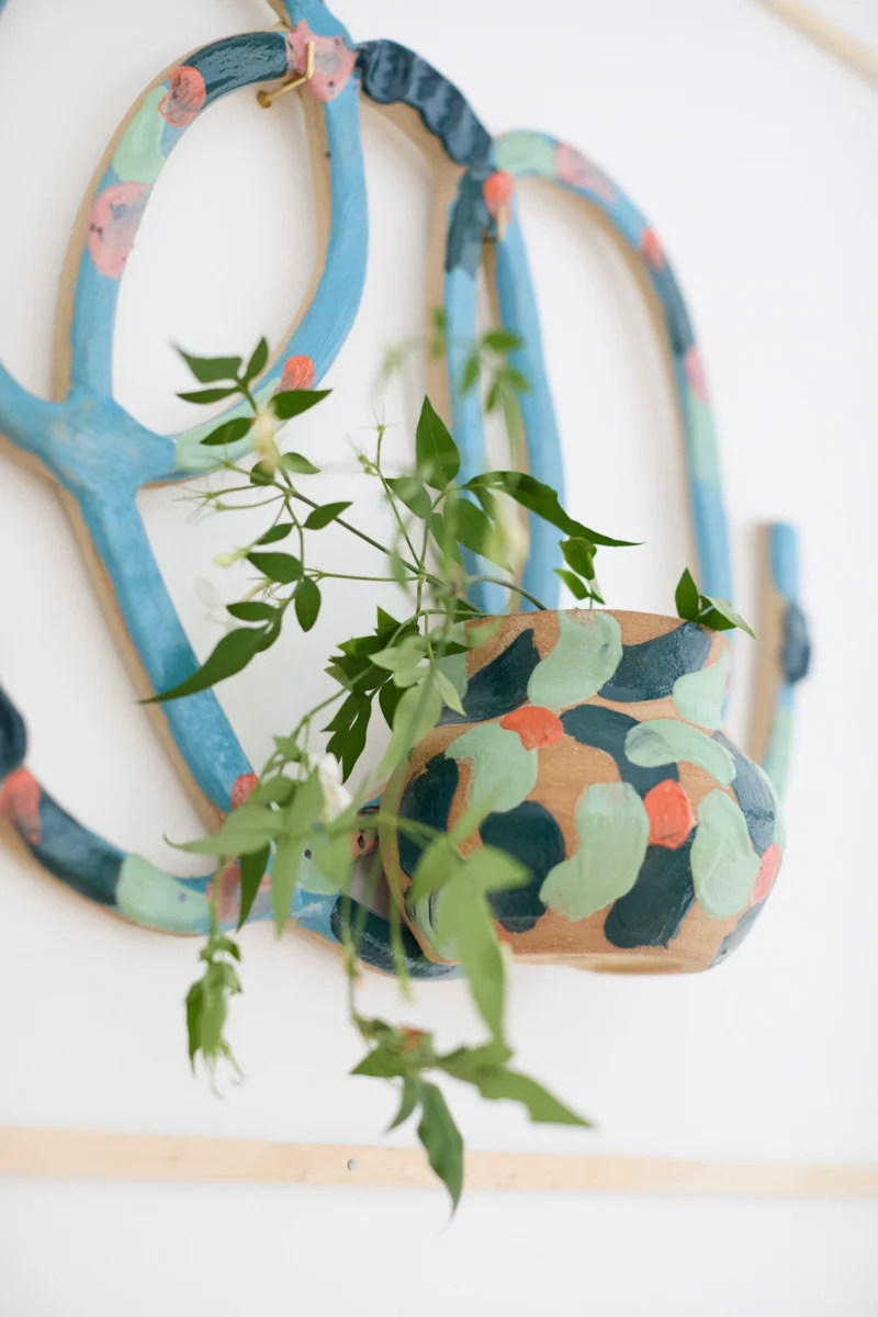 Installation shot from The Walls Speak in Flowers, @ Ruup & Form
