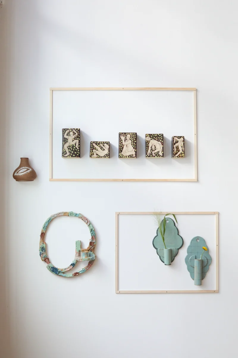 Installation shot from The Walls Speak in Flowers, @ Ruup & Form