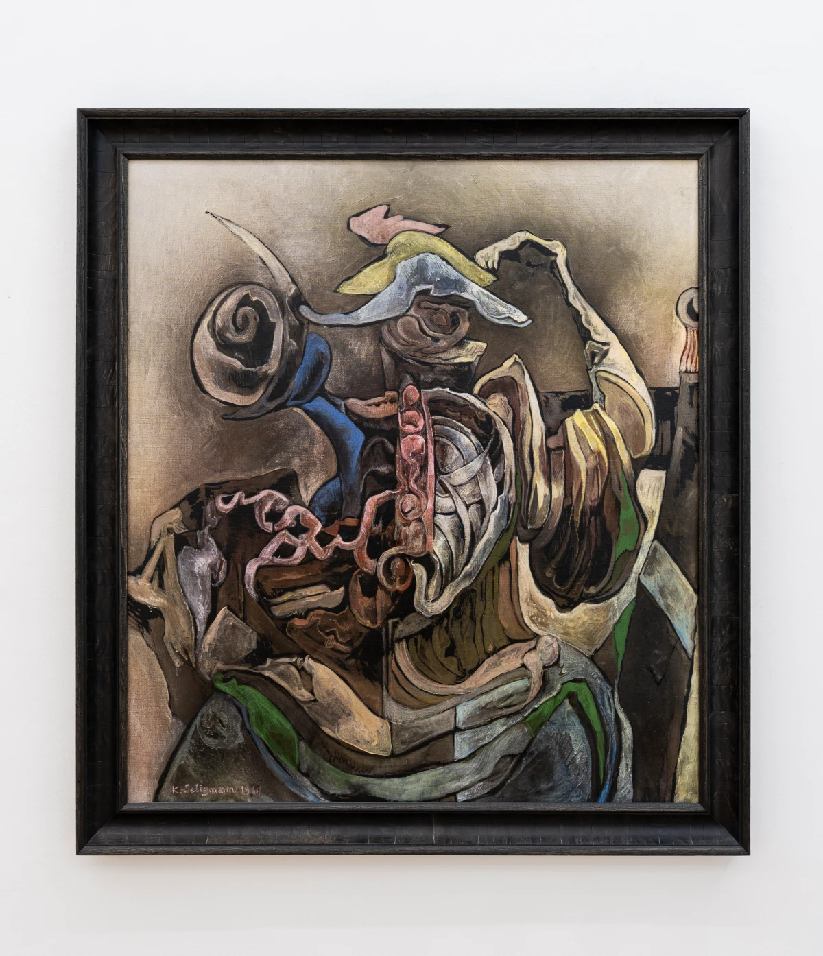 Kurt Seligmann, Pierrot Seated, 1961