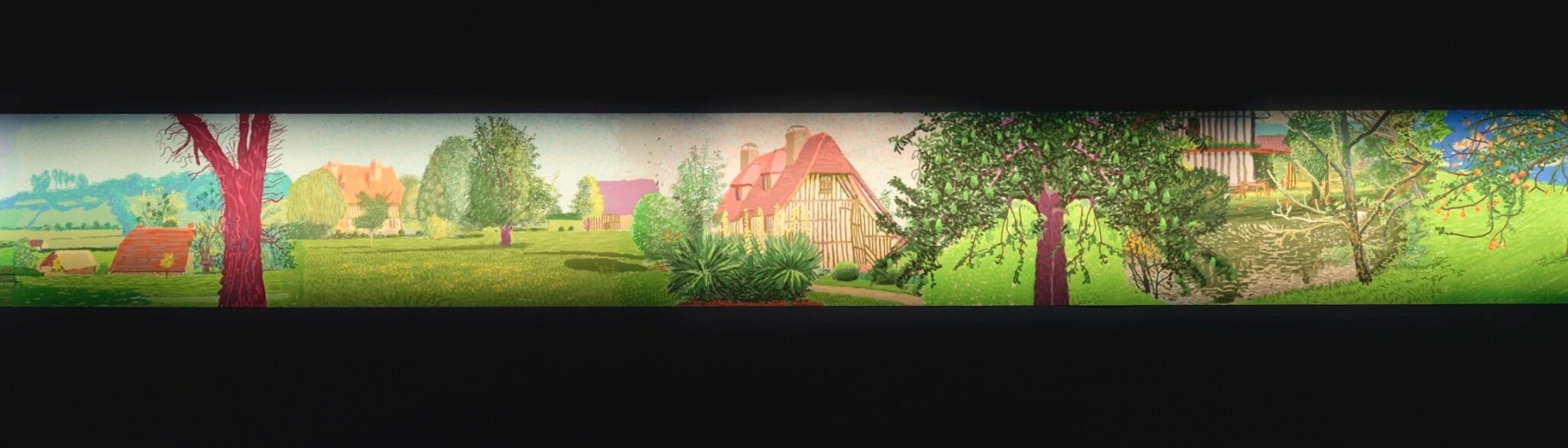 Image for our show of the day, David Hockney: A Year in Normandie and Some Other Thoughts about Painting, at Serpentine North Gallery