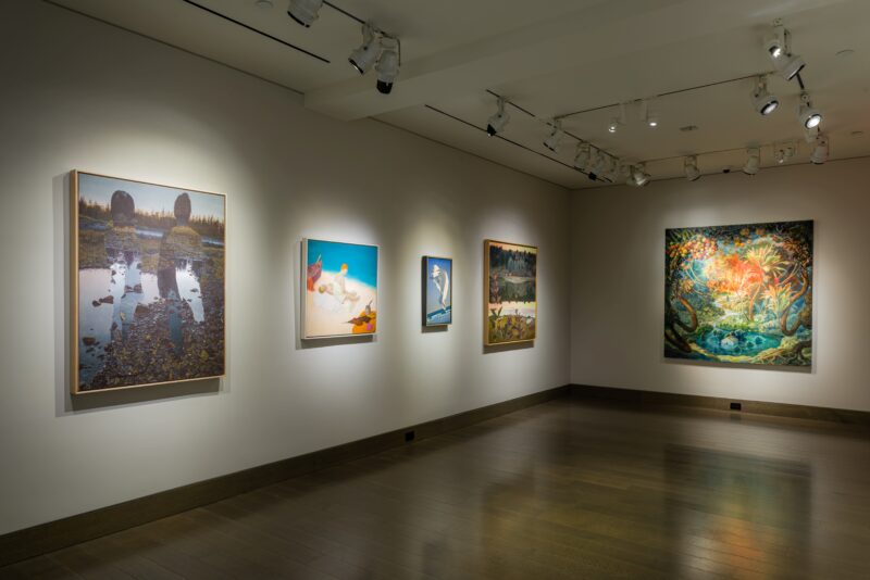 Installation shot from Shorelines: Views from the Edge, @ Hirschl & Adler