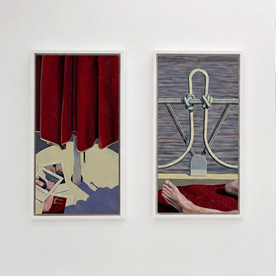 Image from Jean Bosphore: Blue, Still., at Sobering Galerie